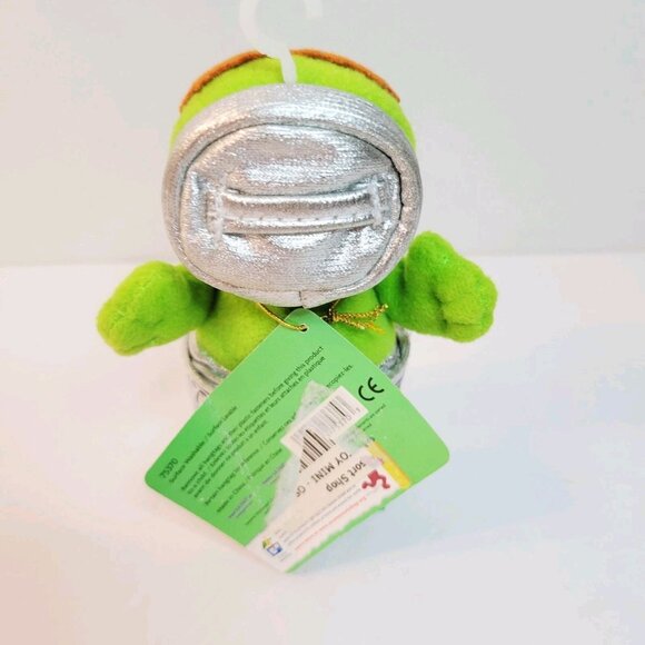 2003 Mini GUND Sesame Street Oscar The Grouch Stuffed Plush Toy - Picture 3 of 3